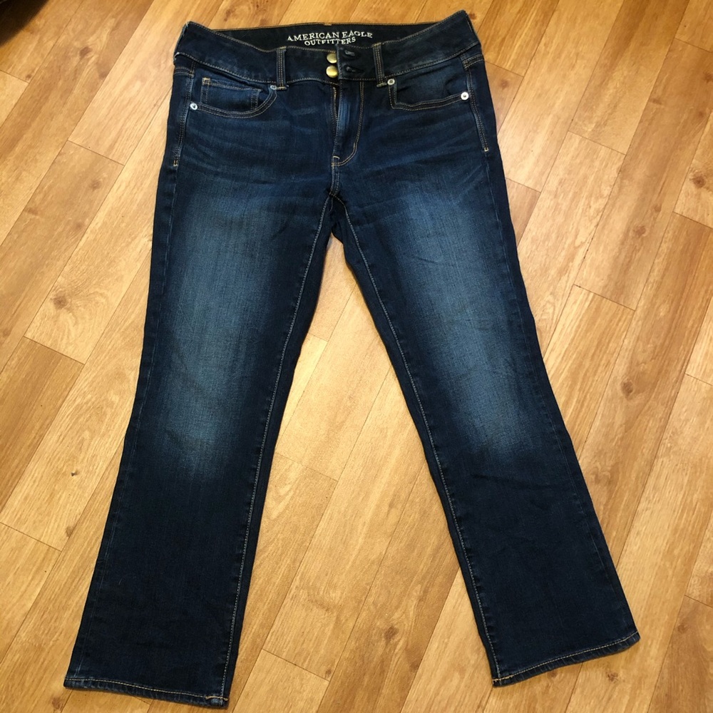 American Eagle Artist Crop Jeans Size 8